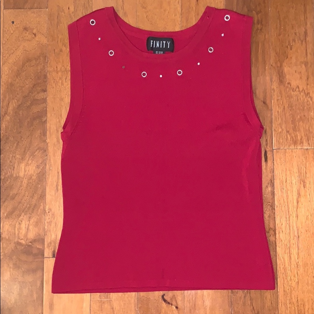FINITY red blouse
